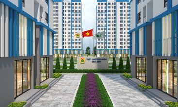 Nhà ở thuộc Khu thiết chế công đoàn tỉnh Bình Định